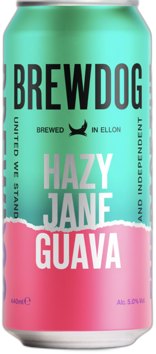 BrewDog Hazy jane guava blik van 44cl
