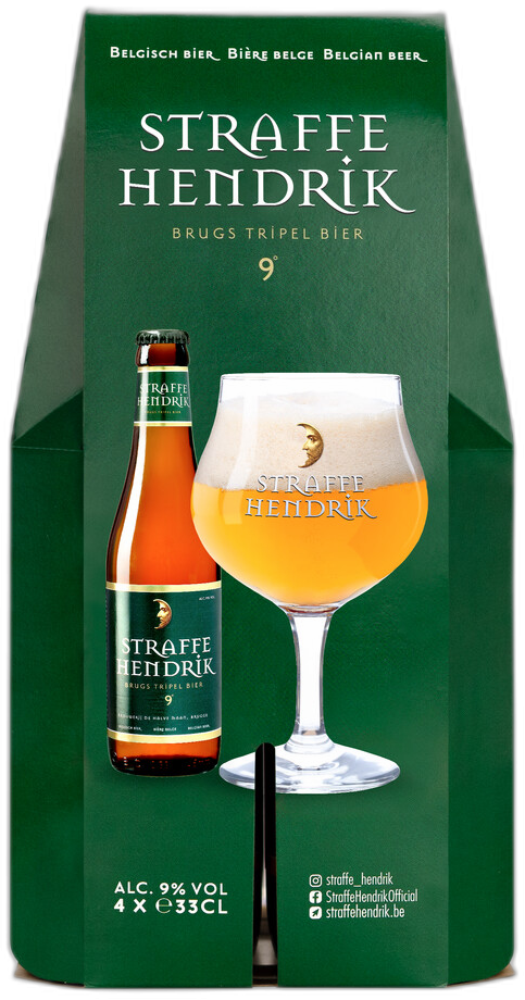 Straffe Hendrik Tripel set van 4 flesjes á 0,33 liter Straffe Hendrik Tripel set van 4 flesjes á 0,33 liter