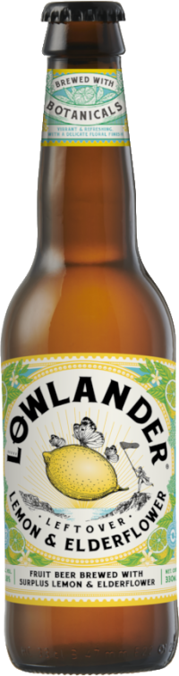 Lowlander Lemon Elderflower fles van 33cl