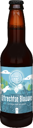 Utrechtse Blauwe NEIPA bier flesje van 33cl
