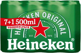 Heineken Pils set met 8 blikken van 500ml