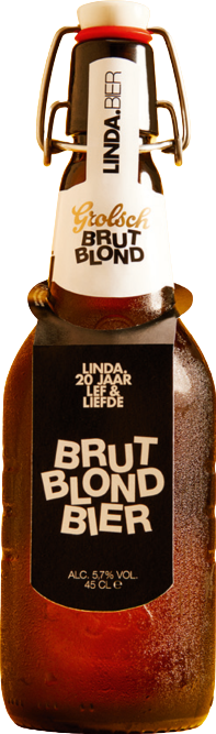Linda bier beugelfles van 45cl Linda bier beugelfles van 45cl