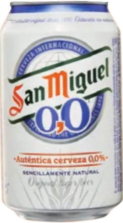 San miguel 0,0 blikje van 33cl