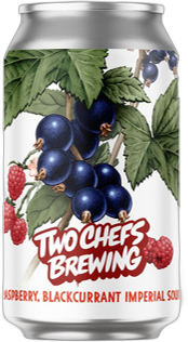 Two Chefs Raspberry & Blackcurrent Imperial Sour blikje van 33cl