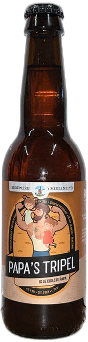 Meuleneind Papa's Tripel flesje van 33cl