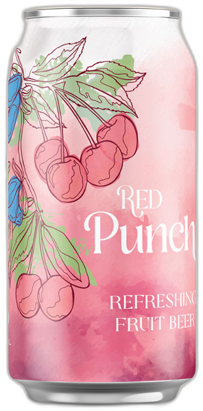 Vicaris Red Punch blikje van 33cl
