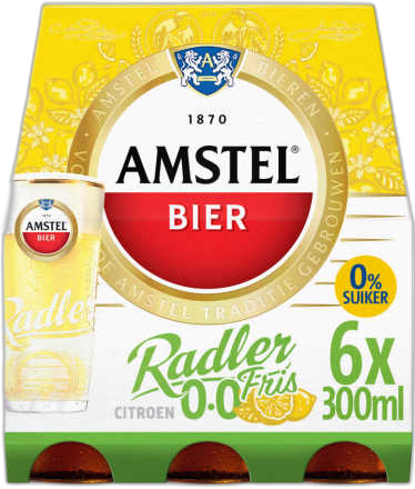 Amstel Radler 0.0% fris 6x30cl Amstel Radler 0.0% fris 6x30cl
