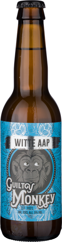 GUILTY MONKEY Witte Aap flesje van 33cl