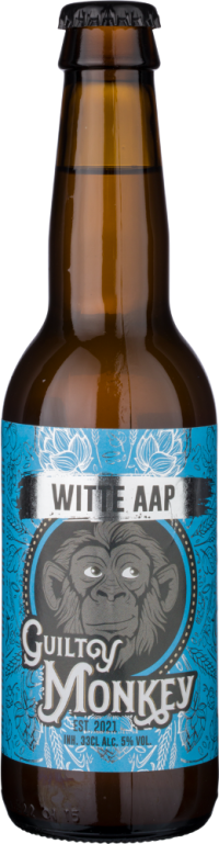 GUILTY MONKEY Witte Aap flesje van 33cl