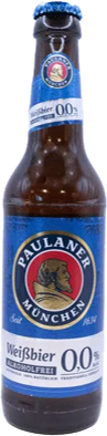 Paulaner Hefe Weissbier Alkoholfrei flesje van 33cl