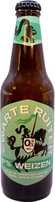 Zwarte Ruiter Weizen krat met 24 flesjes van 30cl
