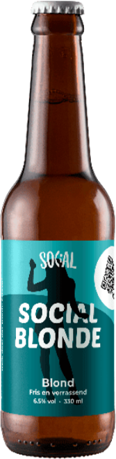 Social Blonde flesje van 33cl
