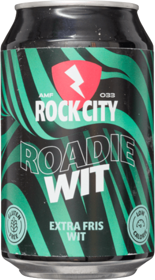Rock City Roadie Wit blikje van 33cl