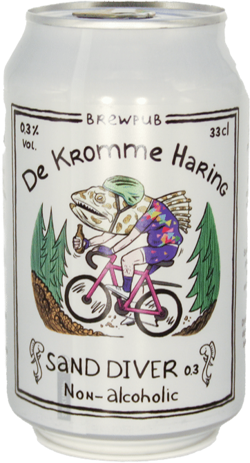 De Kromme Haring Sand Diver 0.3 blikje van 33cl