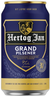 Hertog Jan Grand Pilsener blikje van 33cl Hertog Jan Grand Pilsener blikje van 33cl