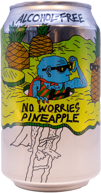 Lervig No Worries Pineapple blikje van 33cl