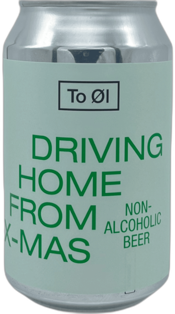 To Øl Driving Home From X-Mas blikje van 33cl