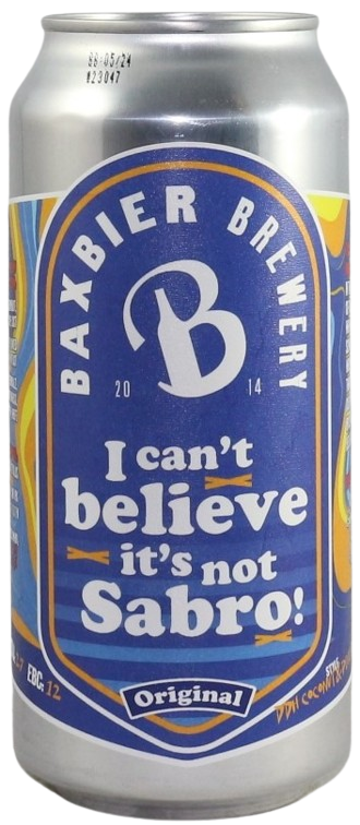 Bax I can't believe it's not Sabro blik van 44cl