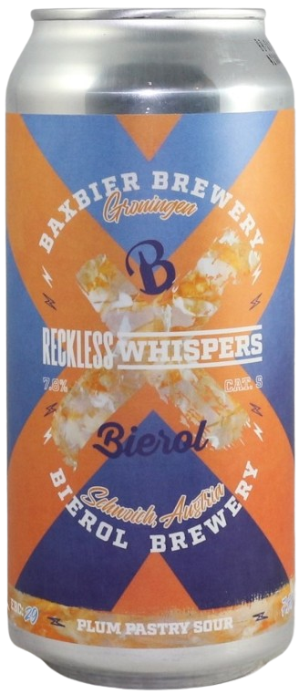 Bax Reckless Whispers blik van 44cl