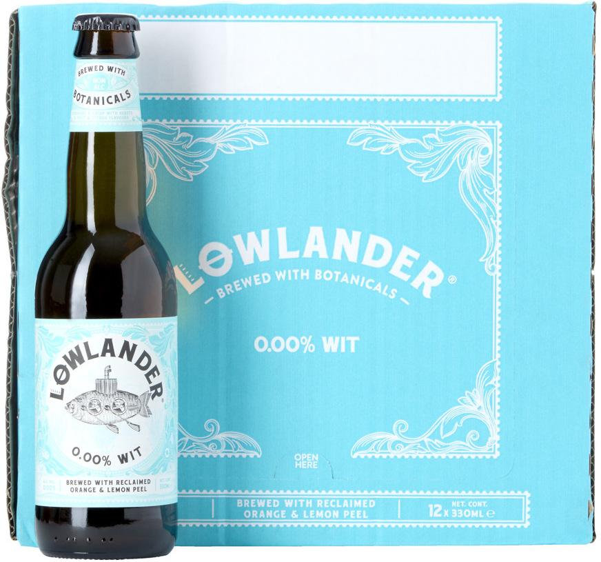 Lowlander wit 0.00% doos met 12 flesjes van 33cl Lowlander wit 0.00% doos met 12 flesjes van 33cl