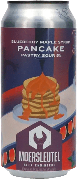 Moersleutel Blueberry Maple Syrup Pancake Pastry Sour blik van 44cl