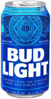Bud Light blikje van 355ml Bud Light blikje van 355ml