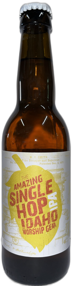 The Amazing Single Hop IPA Galena Worship Gear flesje van 33cl