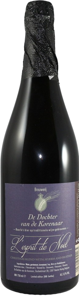 De Dochter van de Korenaar L'esprit de Noël fles van 75cl