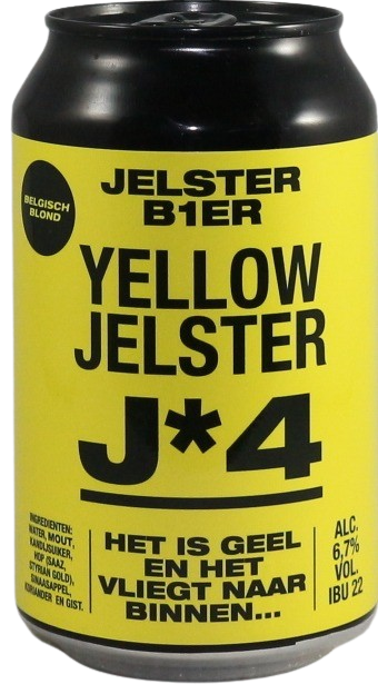 YELLOW JELSTER blikje van 33cl