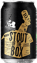 Rauw Brouwers Stout of the Box blikje van 33cl Rauw Brouwers Stout of the Box blikje van 33cl
