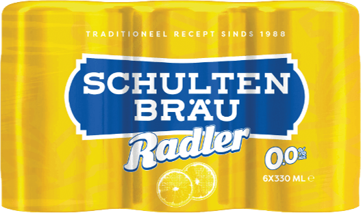 Schultenbrau Radler 0.0% set van 6 blikjes 0,33 liter Schultenbrau Radler 0.0% set van 6 blikjes 0,33 liter