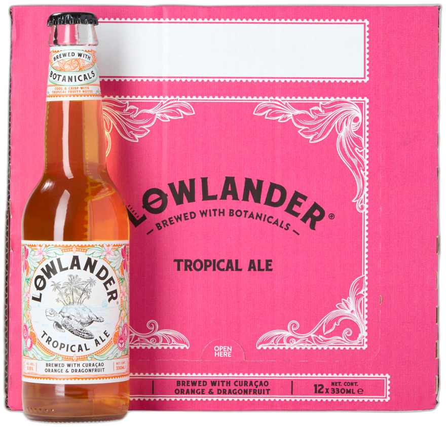 Lowlander Tropical Ale doos met 12 flesjes van 33cl