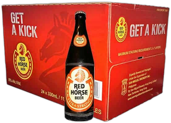 Red Horse Beer doos met 24 flesjes van 33cl