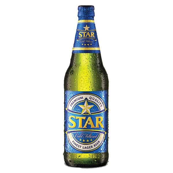 Star bier 12 flessen - lager/pilsener - Nigeria - 60cl. - 5,1% alcohol