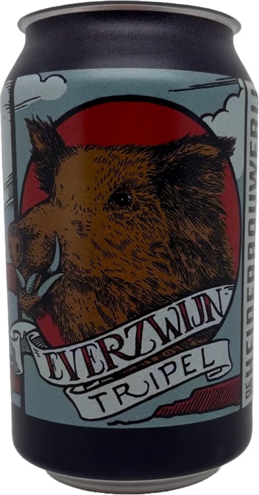 Heidebrouwerij Everzwijn Tripel blikje van 33cl