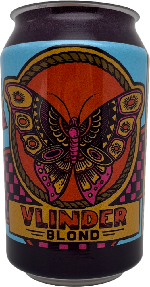 Heidebrouwerij Vlinder Blond blikje van 33cl Heidebrouwerij Vlinder Blond blikje van 33cl