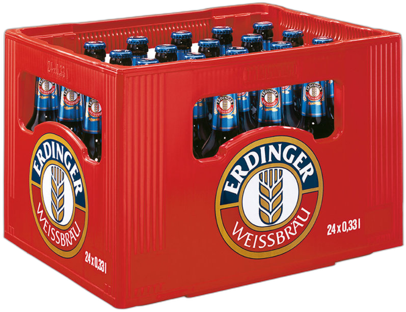 Erdinger Alkoholfrei krat met 24 flesjes van 33cl