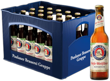 Paulaner Hefe Weissbier krat 24x33cl
