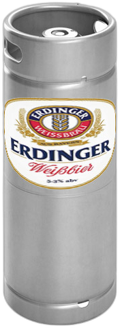 Erdinger Hefe Weissbier fust van 20 liter