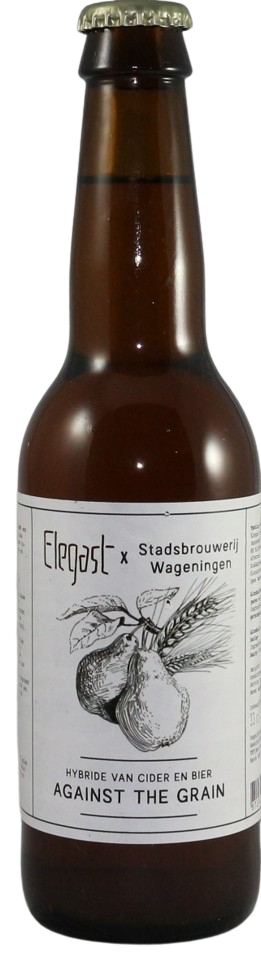Elegast Cidery X Stadsbrouwerij Wageningen - Against the Grain flesje van 33cl Elegast Cidery X Stadsbrouwerij Wageningen - Against the Grain flesje van 33cl