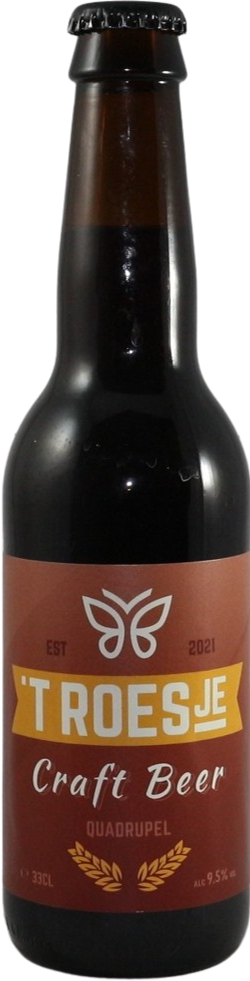 Roesje Quadrupel flesje van 33cl