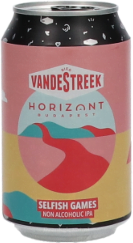vandeStreek x Horizont Selfish Games blikje van 33cl