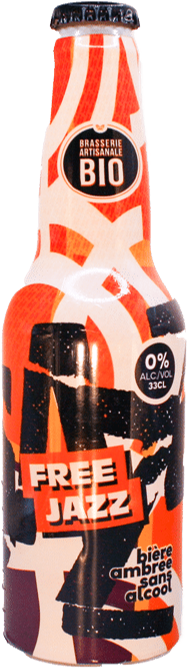 Kiss'wing Free Jazz Ambrée flesje van 33cl