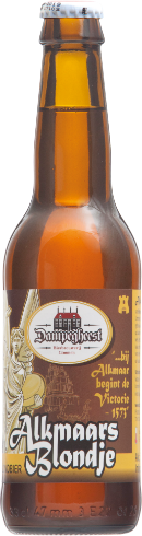 Dampegheest Alkmaars Blondje flesje van 33cl