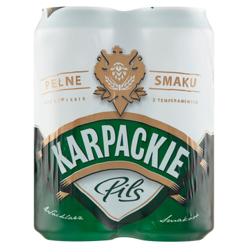 Karpackie  Pils  Blik  4 x 500ML
