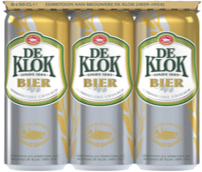 De Klok Bier 6-pack met blikken van 50cl