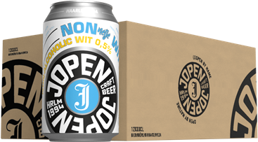 Jopen Nonnetje Wit doos met 12 blikjes van 33cl Jopen Nonnetje Wit doos met 12 blikjes van 33cl