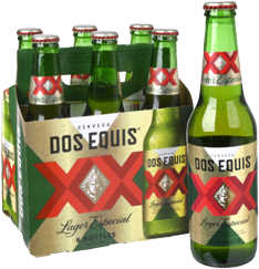 Dos Equis XX sixpack met flesjes van 355ml