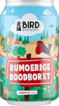 Bird Rumoerige Roodborst blikje van 33cl