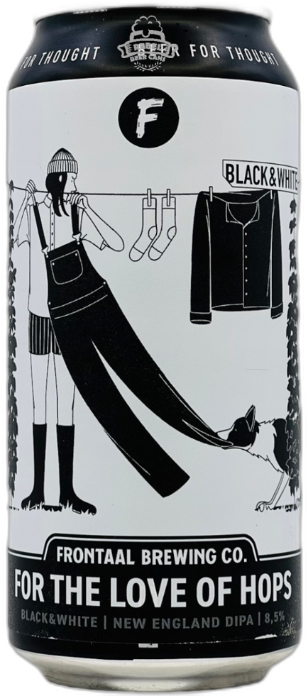 Frontaal For The Love Of Hops Black & White